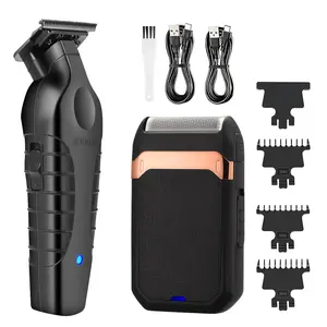 Kemei 2299 Professional Hair & Beard Trimmer Set, Hair Clipper Set, Cordless Shaver Kit, Durable Grooming Tools, Precision Cutting, Ideal Christmas Gift