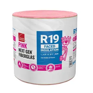 Alexandria Moulding 5062904 15 x 470 in. Ecotouch R-19 Kraft Faced Fiberglass Insulation Roll