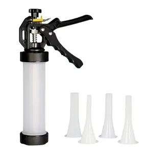 Sausage Meatballs Filling Tool Stainless Steel Sausage Stuffer Filling Machine Household Space Saving Removable Safe for Home Kitchen