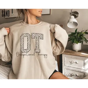 Occupational Therapy T-Shirt / Sweatshirt  , Sweatshirt OT shirt for Occupational Therapist Shirt for Occupational Therapy Gift OTs Occupation Therapy hoodie Cotton short Sleeve