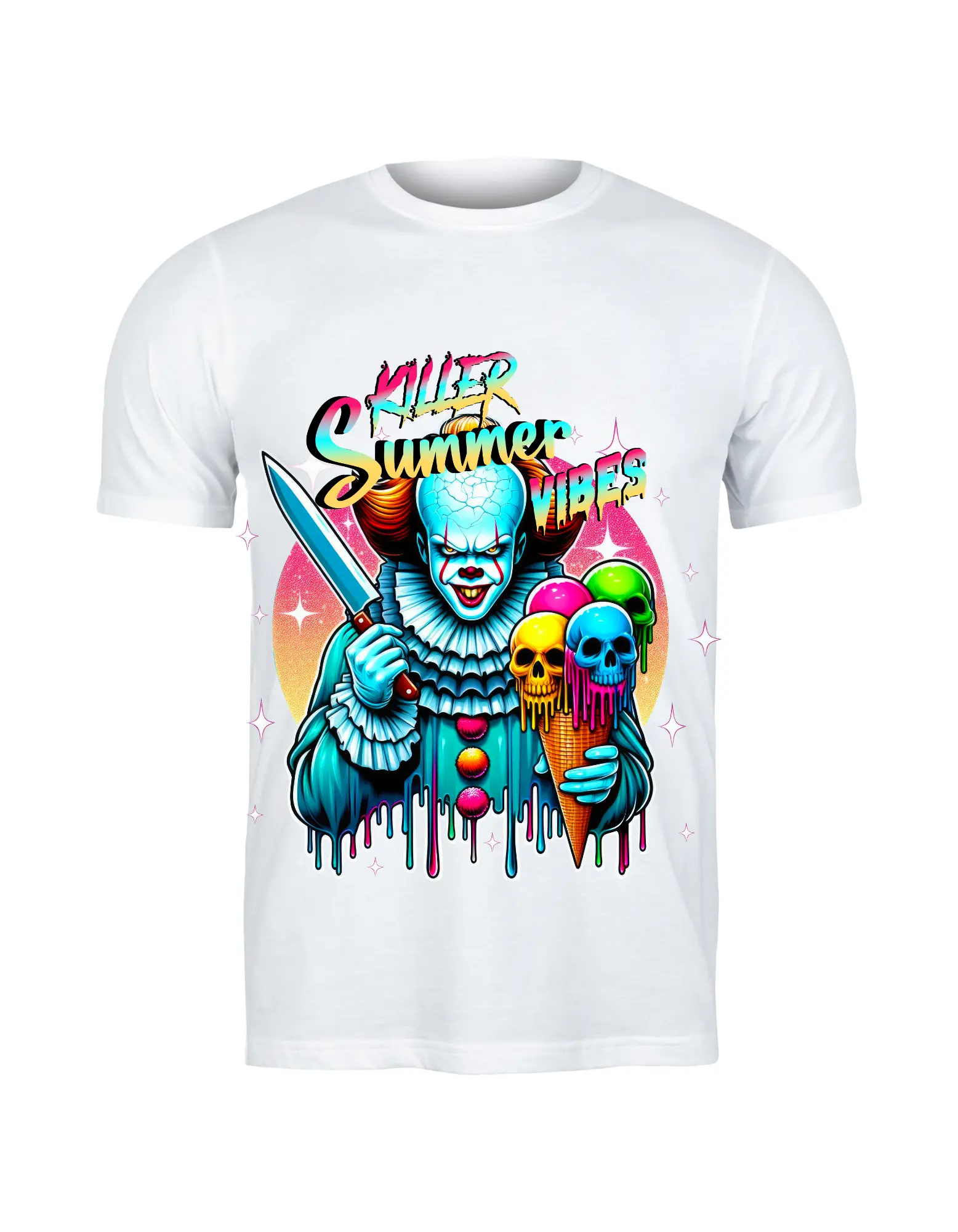 Killer Summer Vibes 2 DTF Cotton t-shirt unisex fit