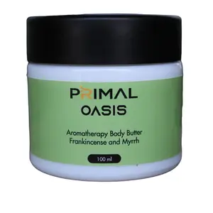 Primal Oasis:  Frankincense and Myrrh Moisturizing Whipped Body Butter for dull, dry skin
