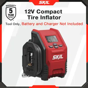【Father's Day Gift 】SKIL PWR CORE 12V Compact Tire Inflator (Tool Only, Battery and Charger Not Included)