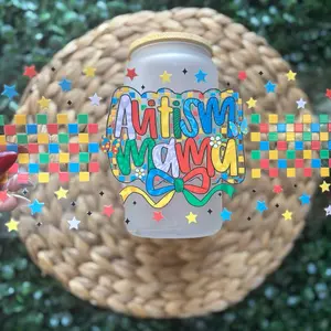 Autism Mama UVDTF CUP WRAP