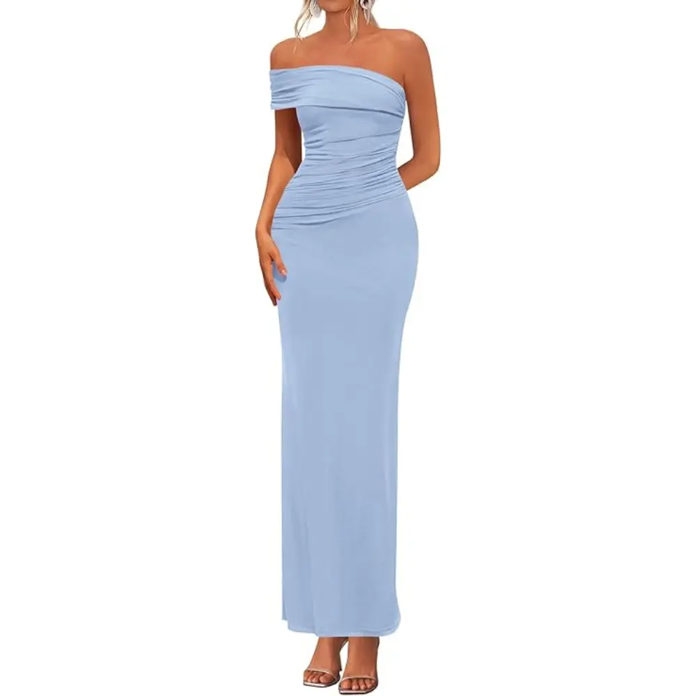 PrettyGarden Women's 2026 Wedding Guest Cocktail Dresses One Off The Shoulder Ruched Bodycon Formal Maxi Party Summer Outfits - TikTok Shop PrettyGarden Women's 2026 Wedding Guest Cocktail Dresses One Off The Shoulder Ruched Bodycon Formal Maxi Party Summer Outfits - TikTok Shop