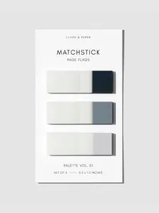 Matchstick Page Flag Set