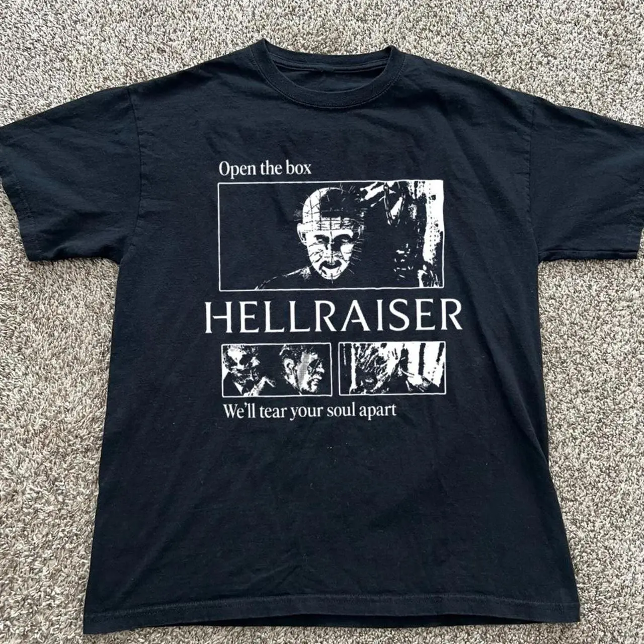 Hellraiser Open the Box Shirt, Vintage Movie T-Shirt, Gift for Men & Women