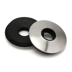 #12 x 1 Neoprene EPDM Bonded Sealing Washers, Stainless Steel 18-8 (304), 100 PCS