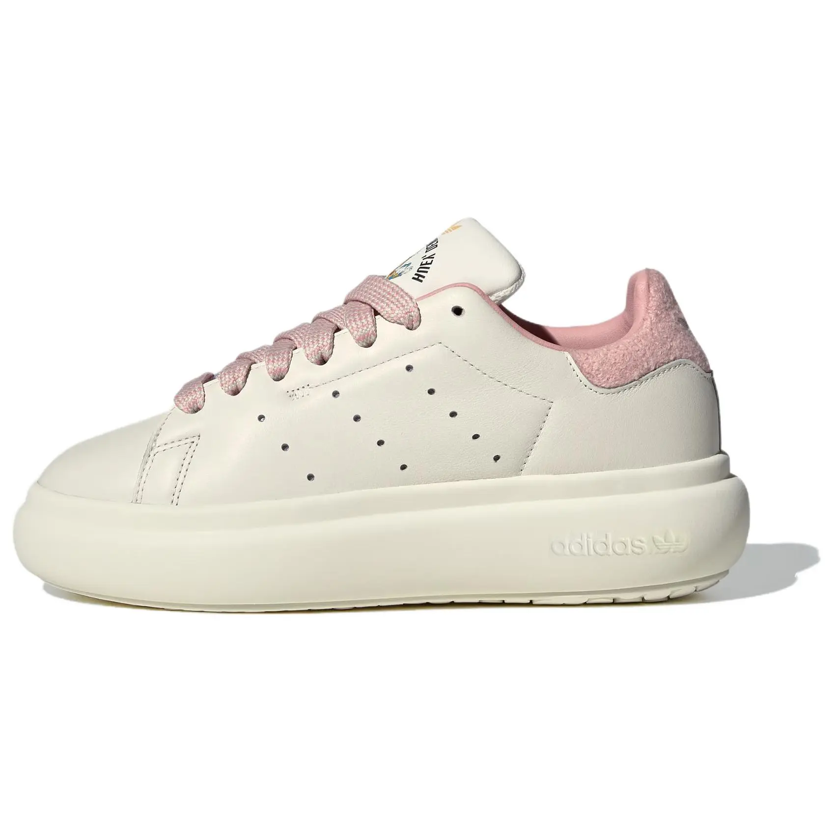 Adidas X Disney Stan Smith Pf Huey Dewey And Louie' Versatile Durable Non-slip Low Top Skate Shoes Off White Women's JR5454