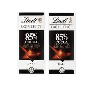 Lindt Excellence 85% Cocoa Dark Chocolate Candy Bar 3.5 oz Snack Bonbon with Coconut Flavor Perfect for Gifting or Baking
