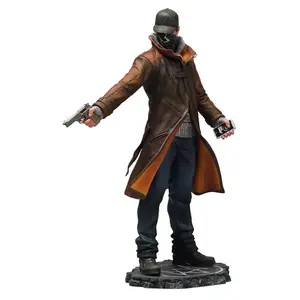 Watch Dogs Aiden Pearce Execution Statue Character Action Figurine Collectible Model Toy 24cm