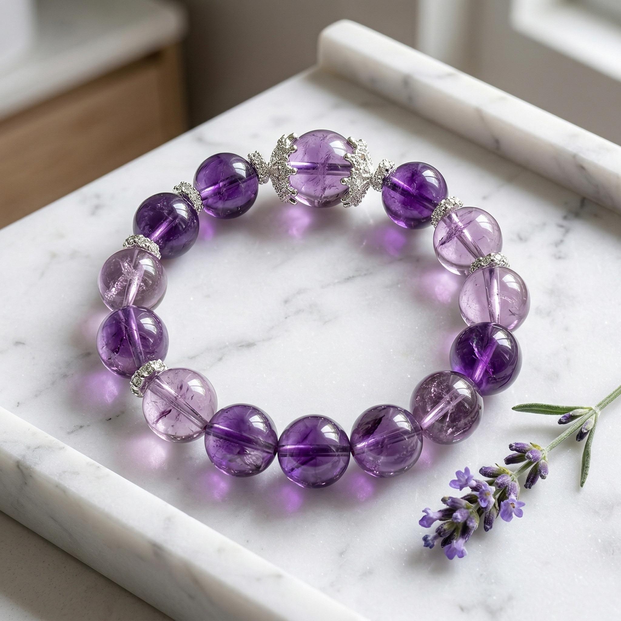 Ula Amethyst Bracelet: Light Luxury & Niche Design—A Bestselling Strand, Perfect as a Gift for Your Best Friend