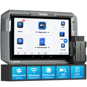 TOPDON Car Diagnostic Tool ArtiDiag900 Lite with BiDirectional Scan, FCA Gateway and CAN-FD, Full Systems Diagnosis with 8+ Reset Services, Wireless Bluetooth OBD2 scanner, AutoVIN, 2-Year Free Update Automotive Scan Tool Vehicle
