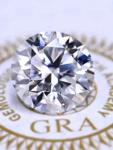 100% Moissanite D Color Simulated Diamond, Raw Stone, Excellent Cut, Gemstone Vvs1 Clarity, Perfect for Jewelry Making