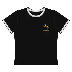 FlintMade 'Control the Flow' Ringer Tee — Built Under Pressure Graphic Shirt