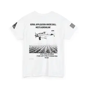 AG PILOT T-shirt | Pilot T-Shirt | Classic Fit T-Shirt | Aviation T-Shirt | Pilot gifts | Shirt for men | Airplane Shirt Custom