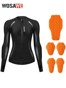 Wosawe Women's Motorcycle Riding Airflow Suit, Four-Season Shaping Soft Jacket, Slim Fit Knight Costume, Comfortable and Stylish