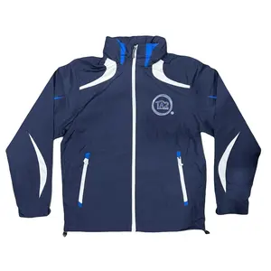 Men's Mesh-Lined Windbreaker - Roll-Away Hood & Zip Pockets