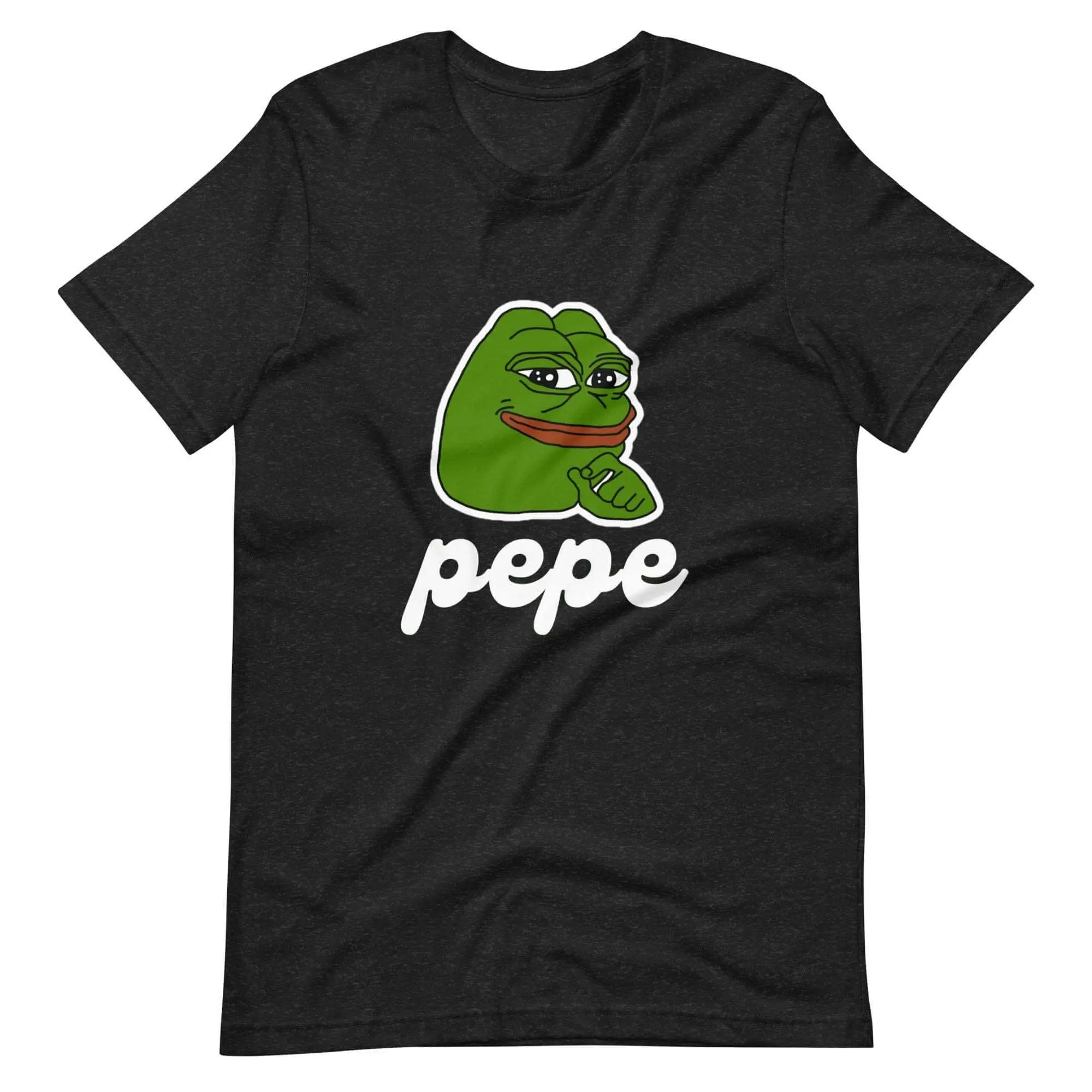 PEPE COIN MEME COIN CRYPTO NO HAT UNISEX T-SHIRT Menswear Top Streetwear Tshirt