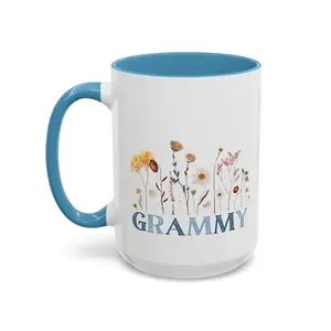 Floral Grammy Coffee Mug Perfect Gift for Grandmothers Mother's Day Gift Grammy Birthday Tea Lover's Mug Floral Mug Grandparent Gift