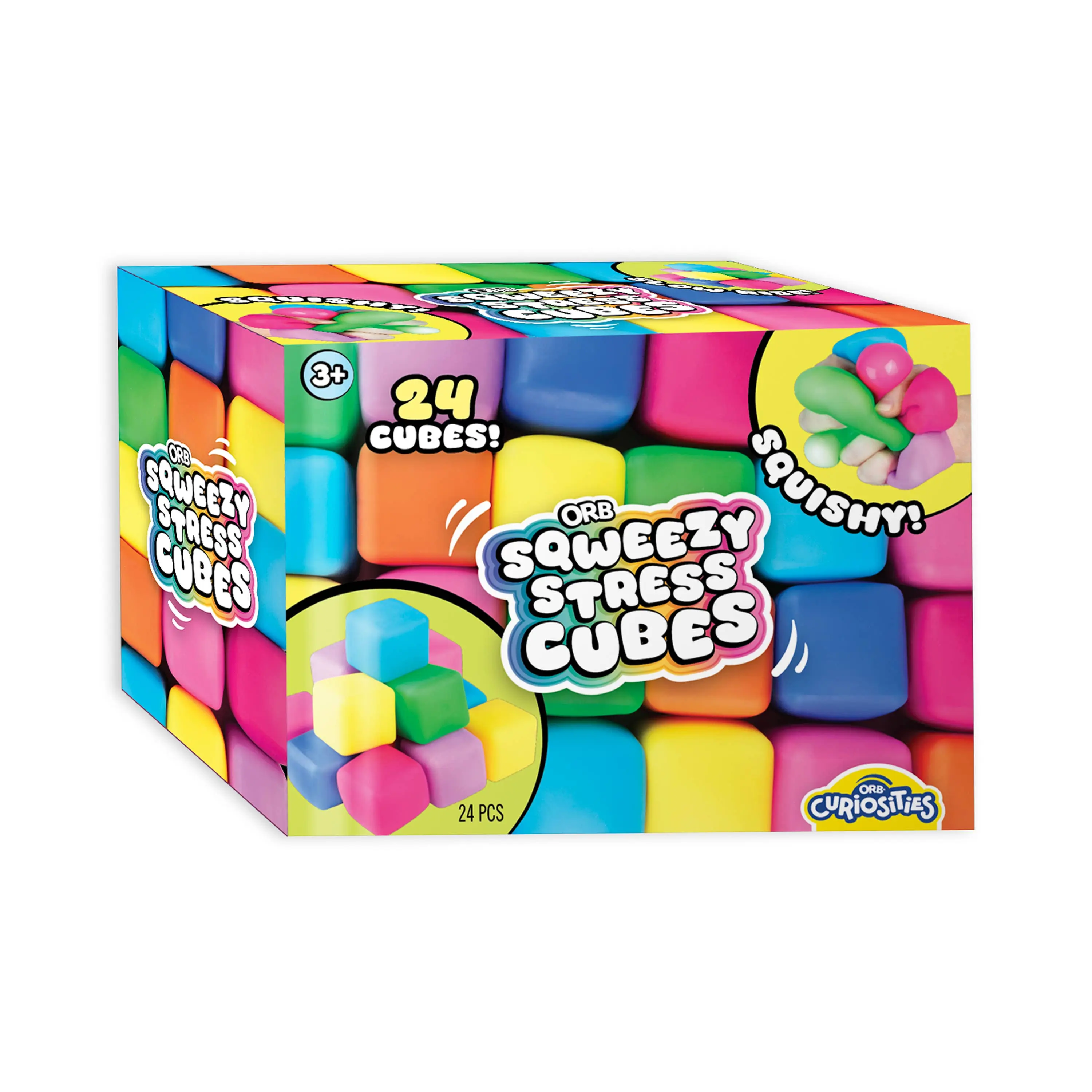 Ultimate Squeeze Slow Rising Stress Cube Set (24 Pack) – Orb Toys ...