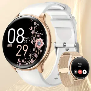 Women's Smartwatch Wearable Wristwatch Touchscreen Bluetooth-compatible Calling, Unisex, 140+ Sports Modes, Oxygen Heart Rate Monitor, Sleep Tracking, Android & iOS Health Smart Watch