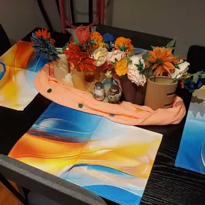 Dining Table Set for 4, Extendable Kitchen Table Cushion Chairs Set of 4, Rectangle Dining Table with Metal Frame & MDF Board, Folding for Small Apartment Saving Space, Black