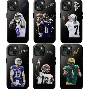 Football Players Phone Case, Football Fans 2026 Phone Cover, Compatible with iPhone X, 11, 12, 13, 14, 15, 16, 17 & more