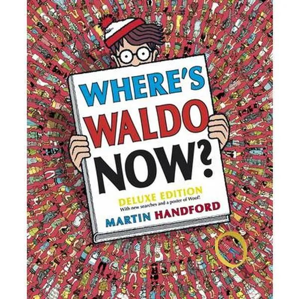 Where's Waldo Now?: Deluxe Edition - English Children's Humanities & Social Sciences Book by Martin Handford, Hardcover, Candlewick Press, 1.5 lbs, 12.5" h x 10.3" l x 0.6" w, with Dust Jacket