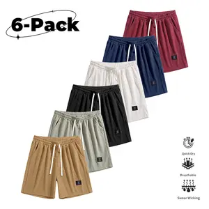 Men’s casual solid-color shorts available in multiple colors, suitable for gym workouts, jogging, and everyday wear at home. Skin-friendly and soft, with moisture-wicking properties. Features a high-elastic drawstring waistband that is adjustable. Loose s