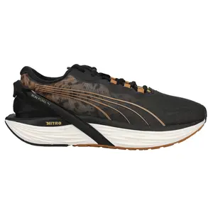 PUMA Womens Run Xx Nitro Safari Glam Sneakers Shoes Casual - Black, Brown