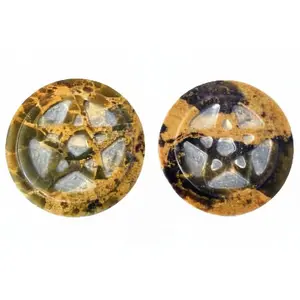 Soapstone Pentacle Altar Tile