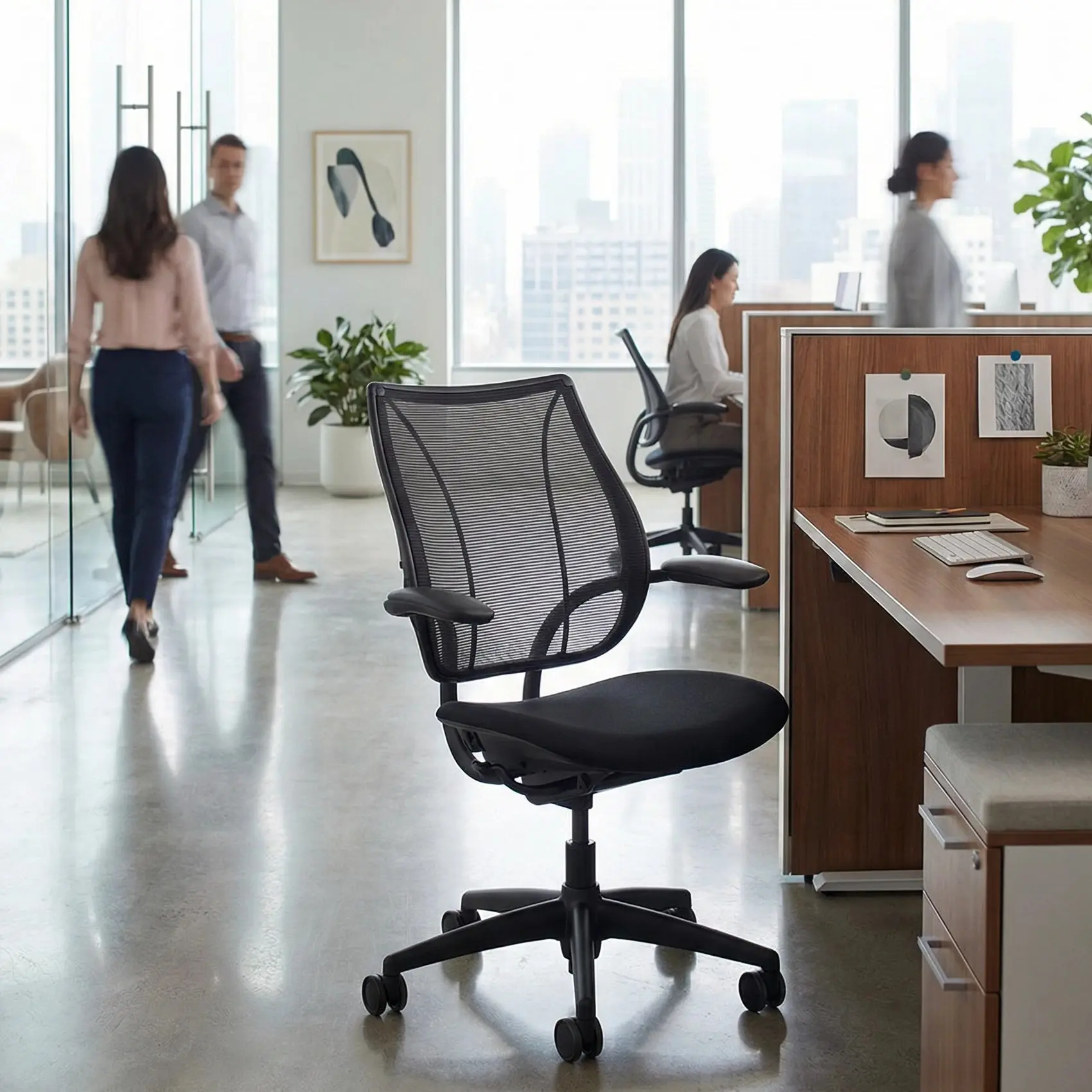 Humanscale Liberty Chair | Mesh Task Chair by Niels Diffrient