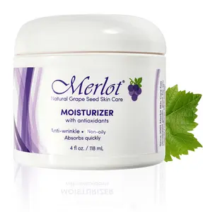 Merlot Natural Grape Seed Moisturizer With Antioxidants, 4 oz, Skincare
