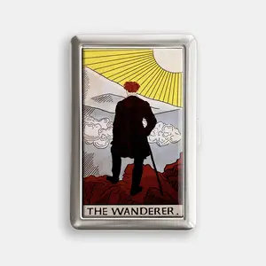 The Wanderer 100s or King Size Case Storage Box Card Holder Metal Wallet