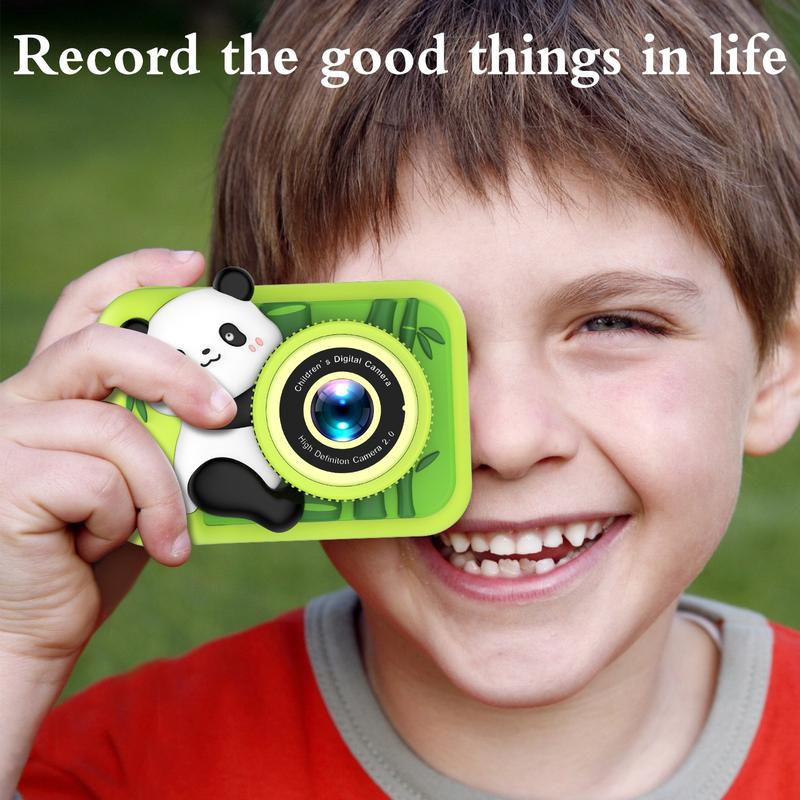 Panda Children's Camera for Photography, Portable Vlogging Camera with 32GB SD Card,Dual HD cameras, Wrist Strap, Self Timer, Anti-Shake, Digital Zoom, Ideal Gift for Girls, Boys Teenagers, and Beginners, Birthday Christmas Gift Panda Children's Camera for Photography, Portable Vlogging Camera with 32GB SD Card,Dual HD cameras, Wrist Strap, Self Timer, Anti-Shake, Digital Zoom, Ideal Gift for Girls, Boys Teenagers, and Beginners, Birthday Christmas Gift