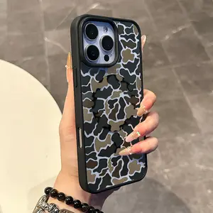 Premium Magnetic Case for iPhon15/16/11/12/13/14/Pro/Promax, Camouflage pattern background MagSafe Ready, Anti-Fall, and Ultra-Thin Design | Perfect for Everyday Use