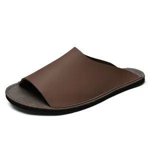 Men's Japanese-Style Non-Slip Soft Sole Slippers - Slip- Slide Sandals Suitable for Home, Poolside & Outdoor Use, Sole /Outdoor Comfortable Casual Footwear, Summer Slideaa