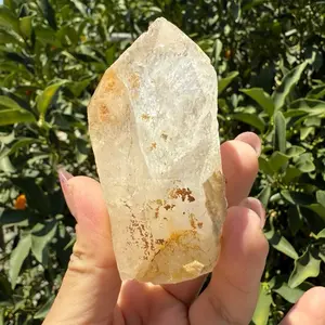 Raw Tibetan Quartz Point / Himalayan Quartz Crystal With Inclusions, A67