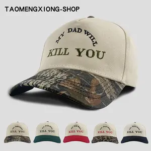“Jesus loves you” unisex cotton cap, vintage-style embroidered trucker cap symbolizing Jesus’ blessing—the best baseball cap, a Christian hat suitable for all seasons, fashionable and trendy; wear it and become one of Jesus’ most devout followers. Camo Da