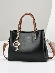 Elegant Women's Casual Trendy Handbag, Classic Design, Durable & Stylish, Perfect for All Seasons, Large Capacity, Versatile Carry Options