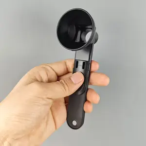 Protein Powder Sliding Spoon, Powder Funnel Scoop, Coffee Leak Proof Spoon,High Quality Scoop for Pre Workout Creatine  Powder Formula Smoothie Kitchen Utensils BPA Free Plastic 2 TBL