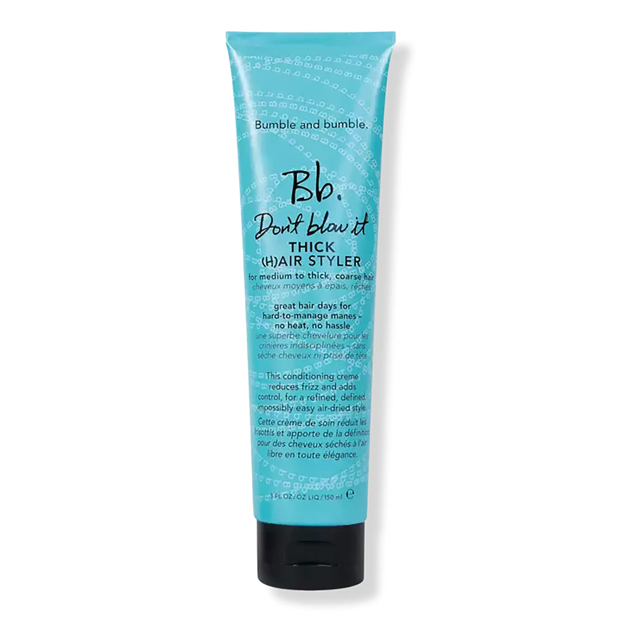 Bumble and bumble Don't Blow It (Thick) Air Dry Cream, Hydrating Haircare for Frizz Control with Cactus Flower, Moisturizing Styler with UV Protection for Thick, Dry Hair, Moisturize