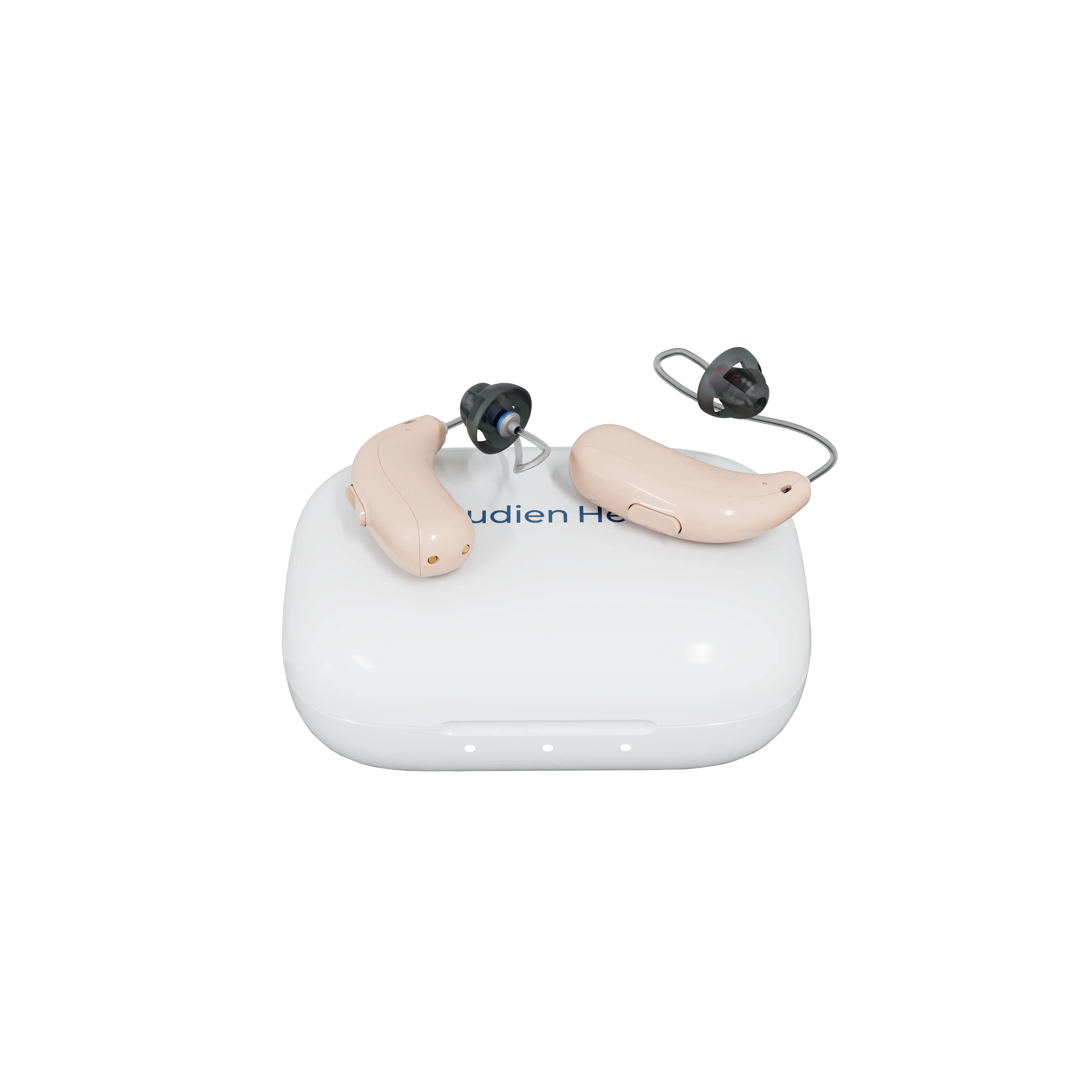 Audien ION Air OTC Hearing Aids – Behind-the-Ear, 4 Listening Modes, 60-Hr Battery, No App Needed, FDA Registered, Rechargeable Hearing Aids