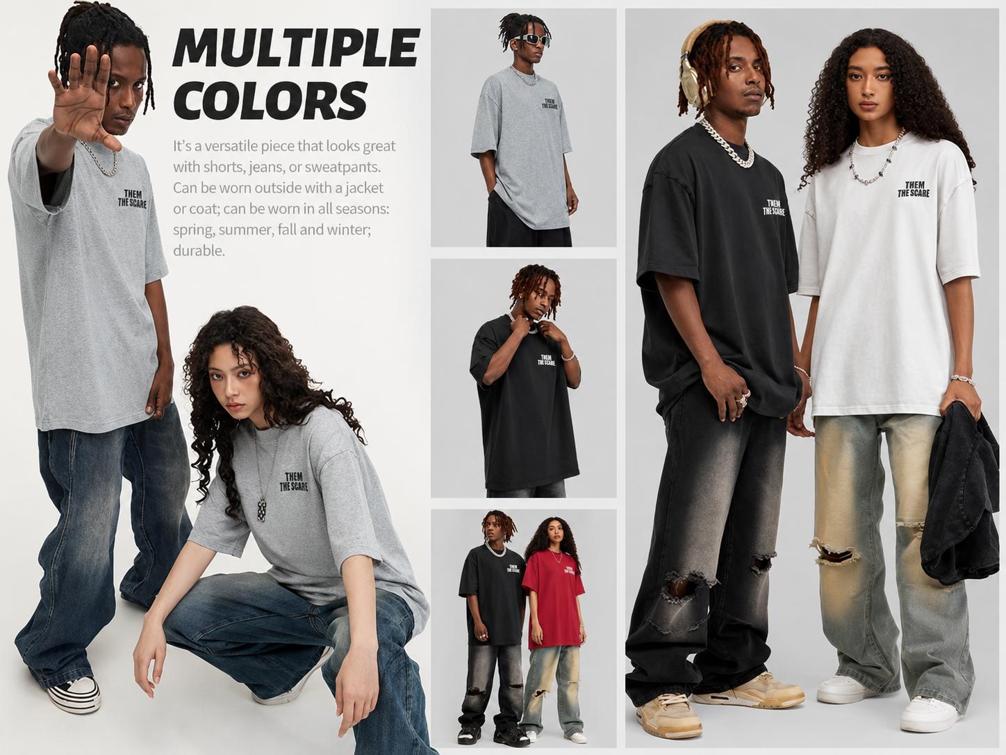 Unisex Boxy T for Petite or Asian - Comfortable Top for Everyday Wear