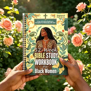 Empowered Faith Series: 52-Week Bible Study Workbook for Black Women – Year-Long Scripture Guide, Weekly Readings & Reflections to Deepen Your Connection with God, Build Spiritual Habits, Spiritual Growth & Grow in Faith Every Week