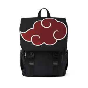 Anime Red Cloud Shoulder Backpack