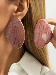 Boho Geometric Oil-Drop Earrings Set, Elegant Minimalist Earrings, Fashionable Matte Finish, Luxurious Casual Party Jewelry, Daily Wear Wedding Holiday Gift