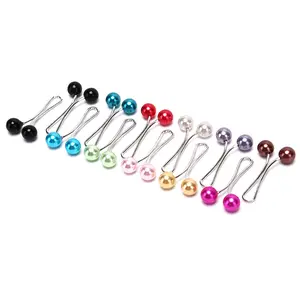 12PC Women Scarves Hijab Exquisite Lovely Velvet Ball Stainless Steel