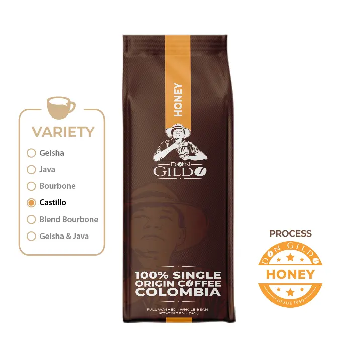 Castillo Honey Coffee, SCA-87.50 Rating
